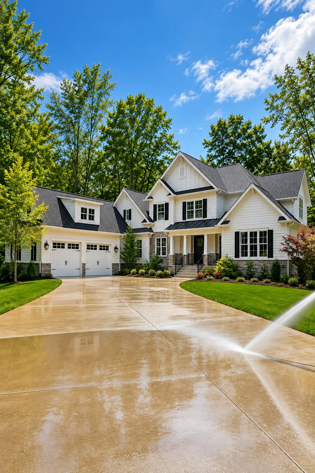 Majestic Shine house pressure washing in Wisconsin